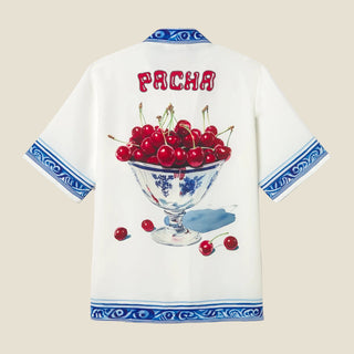 SHIRT CUP CHERRIES WHITE