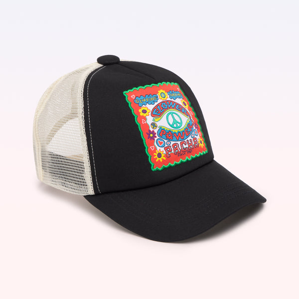 Trucker Flower Cap