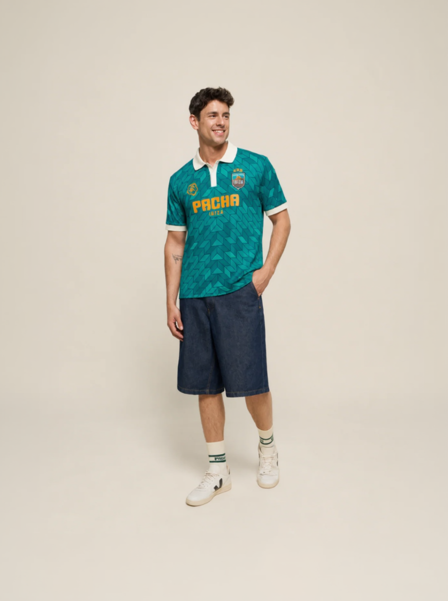 T-SHIRT FOOTBALL GROOVE PACHA GREEN