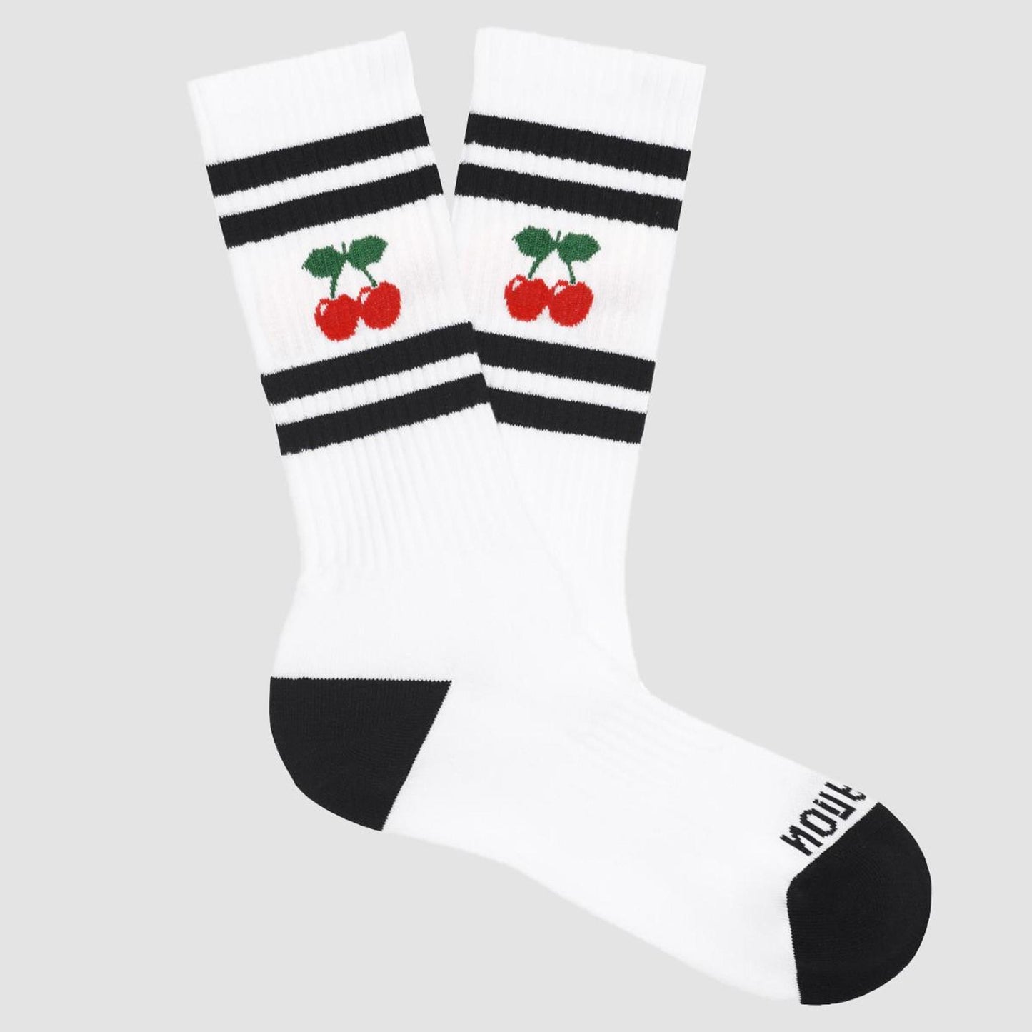 SOCK ATHLETIC KIDS BLACK-WHITE