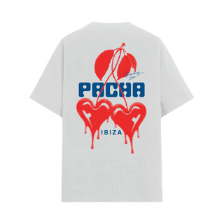 T-SHIRT WILD HEART WHITE-RED