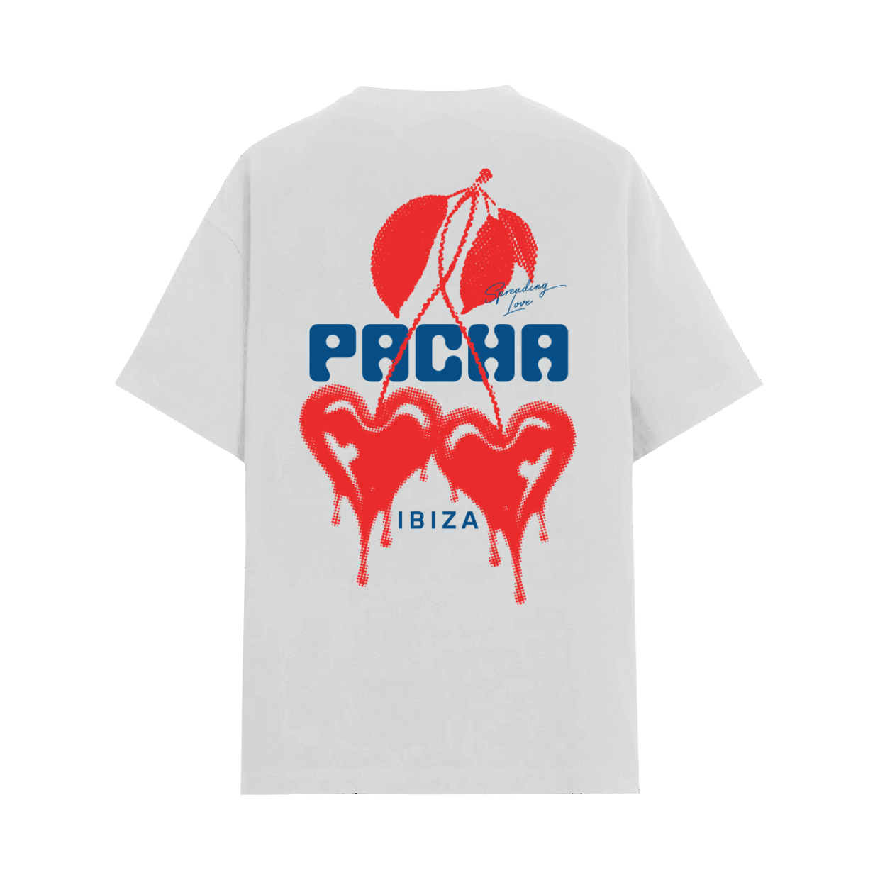 T-SHIRT WILD HEART WHITE-RED