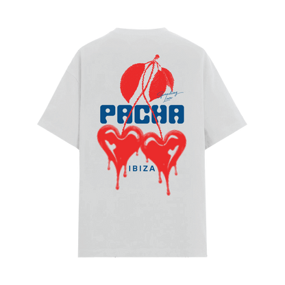 T-SHIRT WILD HEART WHITE-RED