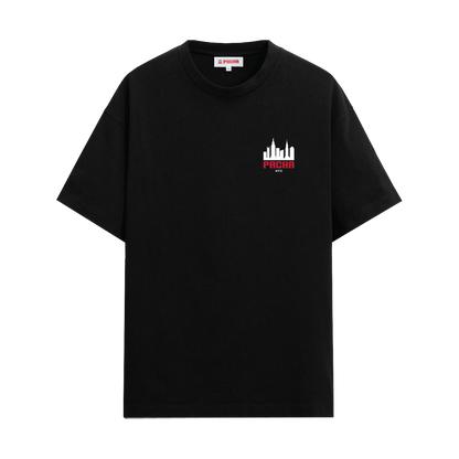 T-SHIRT PACHA SKYLINE NYC BLACK