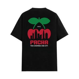 T-SHIRT PACHA SKYLINE NYC BLACK