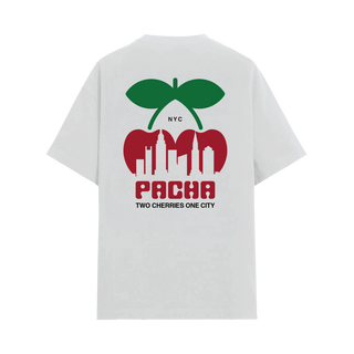 T-SHIRT PACHA SKYLINE NYC WHITE
