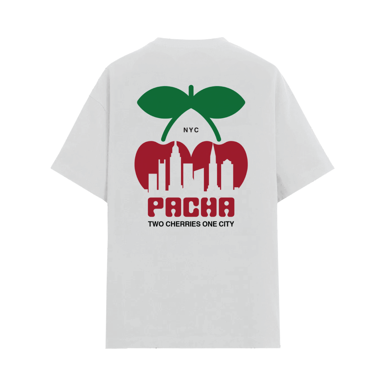 T-SHIRT PACHA SKYLINE NYC WHITE