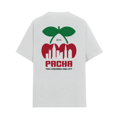 T-SHIRT PACHA SKYLINE NYC WHITE