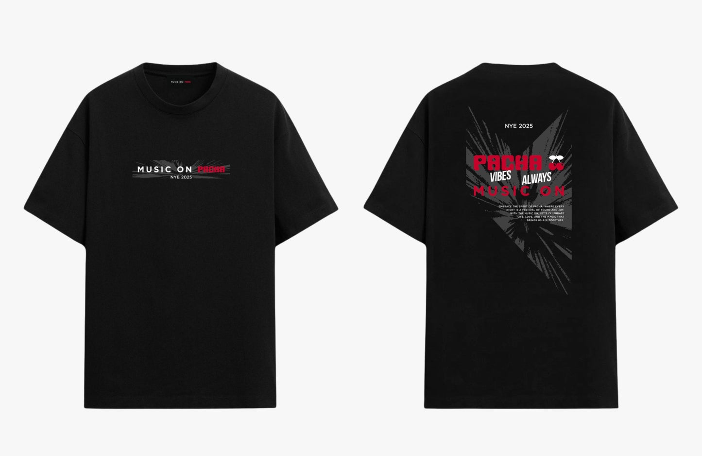 Camiseta MUSIC ON NYE LIMITED EDITION