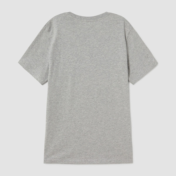 T-SHIRT EMBROIDERED CHERRY GREY - second image