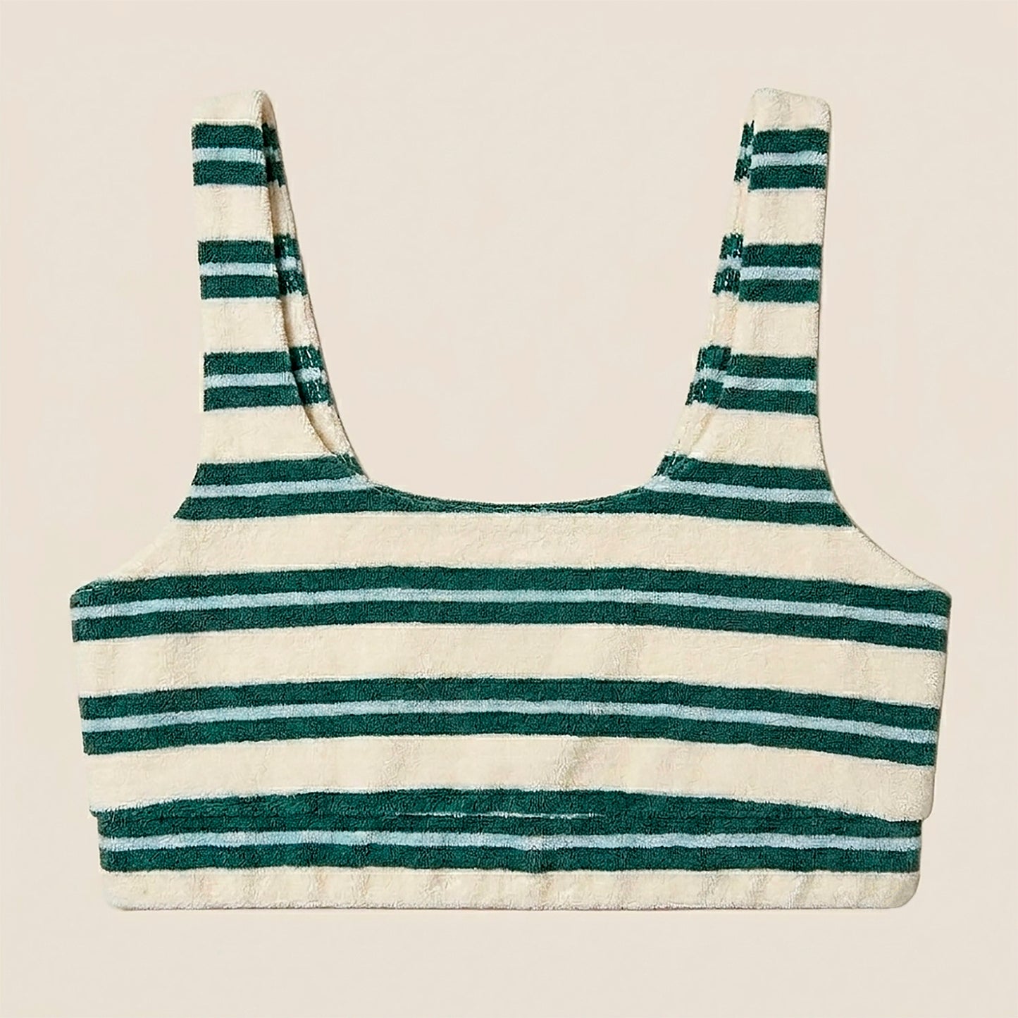CROP TOP STRIPES GREEN