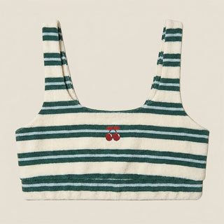 CROP TOP STRIPES GREEN