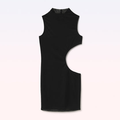 Vestido Corto Disco Cut
