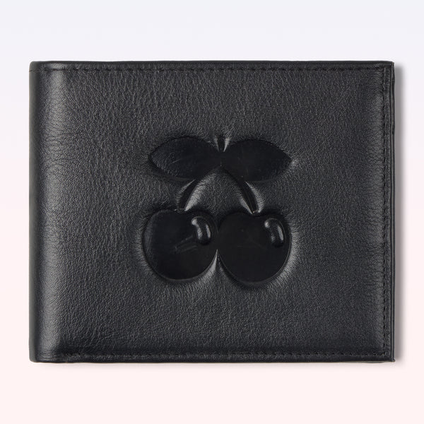 Black leather pacha wallet