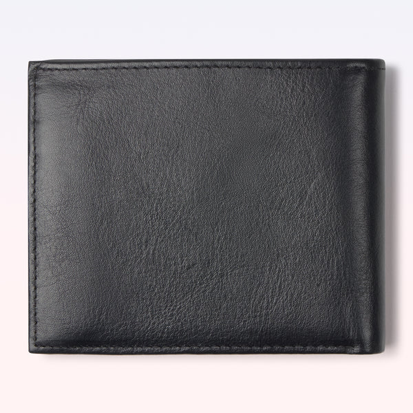 Black leather pacha wallet - second image